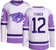 Youth Mike Fisher Nashville Predators ＃12 Authentic Hockey Fights Cancer Jersey