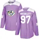 Youth Oasiz Wiesblatt Nashville Predators ＃97 Authentic Purple Fights Cancer Practice Jersey